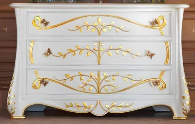 Produktbild von Kommode Wohnzimmer Kommoden Schubladen Holz Sideboard Schrank Schränke Massiv