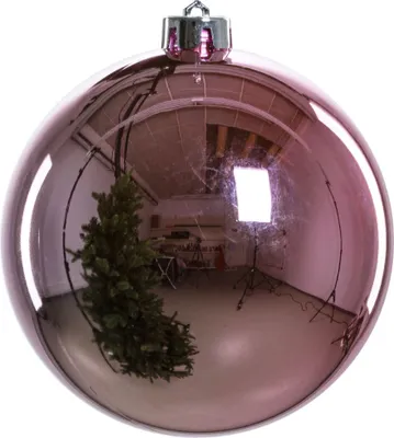 Produktbild von TrendLine Weihnachtskugel bruchfest, langlebig Ø 20 cm rosé 1 Stück