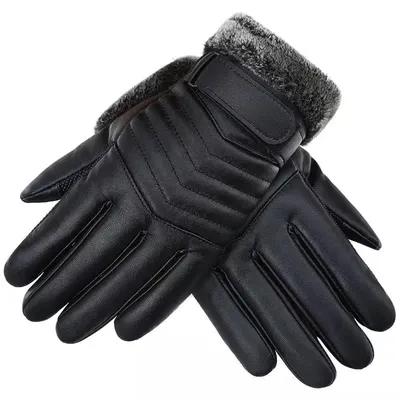 Produktbild von Herren-Winterhandschuhe Schwarz/Typ2 – Touchscreen KP21506