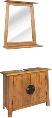 Produktbild von Badmöbel-Set Massivholz Kiefer