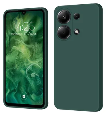 Produktbild von Hülle für Xiaomi Redmi Note 13 Pro Case Cover Bumper Smartphone Softgrip Schutzhülle Farbe: Grün