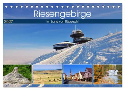 Produktbild von Riesengebirge - Im Land von Rübezahl (Tischkalender 2027 DIN A5 quer), CALVENDO Monatskalender