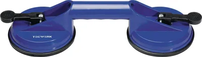 Zdjęcie produktu dla Podnośnik ssący, nośność 80 kg, wysokość podnoszenia 118 mm, 2 głowice, tworzywo ABS