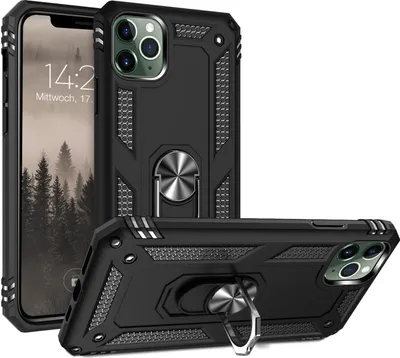 Produktbild von Armor Outdoor Handyhülle für Apple iPhone 11 Pro Handy Panzer Case Cover Schutzhülle Farbe: Schwarz