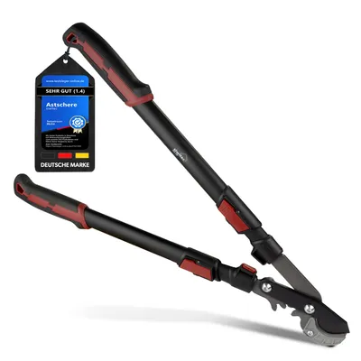 Produktbild von siwitec Amboss-Getriebe-Astschere, Astschere für trockenes Holz, Baumschere, Länge: 66-92 cm