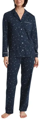 Productafbeelding van CALIDA Sweet Dreams pyjama, damesmodel, marineblauw, maat 36-38