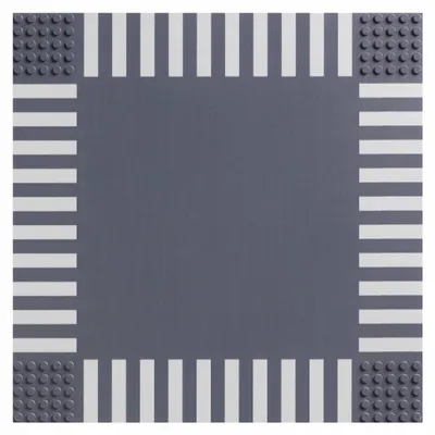 Produktbild von BR1CKS Baseplate Kreuzung 32x32