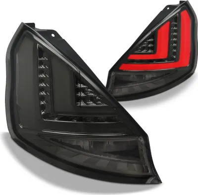Zdjęcie produktu dla Oryginalne tylne światła LED lightbar czarny dym SET dla Ford Fiesta MK7 2008-
