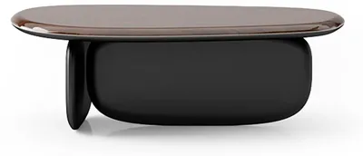 Obrázek produktu pro Elegantní hnědý dřevěný konferenční stolek v nadčasovém designu