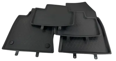 Produktbild von Original Renault Clio 5 Fußmatten Gummi schwarz Logo Gummimatten 4 teilig