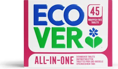 Produktbild von Ecover - All-in-One Geschirrspültabs - Zitrone & Mandarine - 45 Tabs - 1 Stück