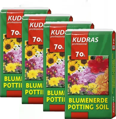 Produktbild von KUDRAS Blumenerde 280L (4x70L) Universalerde