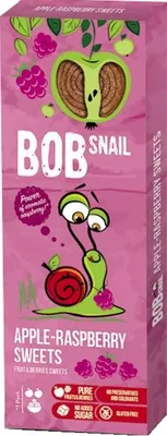Obrázek produktu pro Bob Snail Przekąska owocowa Jabłko Malina 30 g