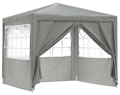 Produktbild von Eleganten-Stil Party-zelt 1 PC, Wasserdicht & UV-Schutz, Faltpavillon,Modernes Design, Hellgrau 250x250x240 cm PE und Stahl - Pavillons & Partyzelte - Möbel26