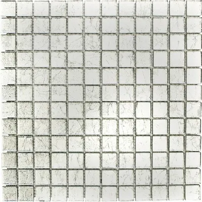Produktbild von Glasmosaik XCM 8SB16 silber 30x30 cm