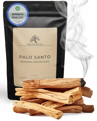 Obrázok produktu pre Kadidlo Palo Santo - 8 vonných tyčiniek 10 cm na domácu dezinfekciu, prírodné sväté drevo z udržateľného zberu, aromaterapia