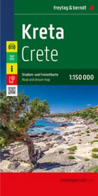 Image de Crète, carte routière et de loisirs 1:150.000, freytag & berndt