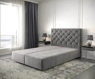 Produktbild von DELIFE Boxspringgestell Dream-Great 160x200 cm Mikrofaser Taupe