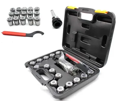 Produktbild von Spannzangenfutter-Set - Feder-Spannzangenfutter - Für CNC-Graviermaschinen - Fräs- und Drehmaschinenwerkzeuge