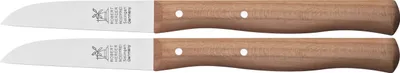 Produktbild von 2x Gemüsemesser, kleines Küchenmesser, Schälmesser, 6,5 cm Windmühlenmesser Kirschbaum