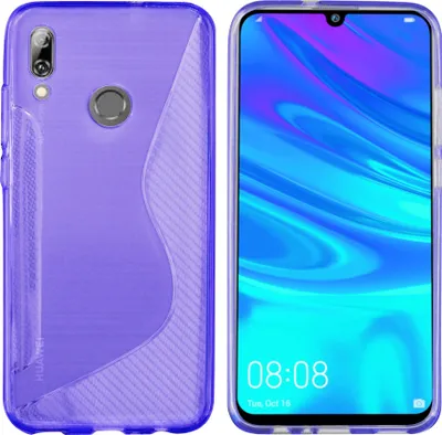 Immagine prodotto di cofi1453® S-Line Custodia Bumper compatibile con HONOR 10 LITE Custodia in silicone antiurto per telefoni cellulari Custodia in TPU Cover Viola