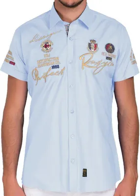 Produktbild von Red Bridge Herren Perfekt R-Style kurzarm Hemd hellblau S