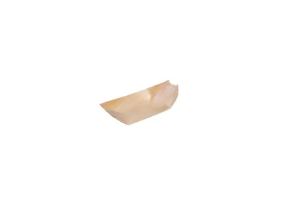Produktbild von Holzschale "Boot" 8 x 5,5 cm 100 Stück.