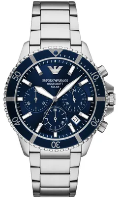 Produktbild von Emporio Armani AR11798 WORLD EXPLORER Chronograph Uhr Herrenuhr Edelstahl Chrono Datum silber