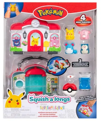 Obrázek produktu pro Jazwares GmbH Pokémon Center Playset - Squishalongs Ostatní