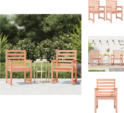 Produktbild von vidaXL Gartenstühle 2 Stk. 60x48x91 cm Massivholz Douglasie -  Gartenstühle