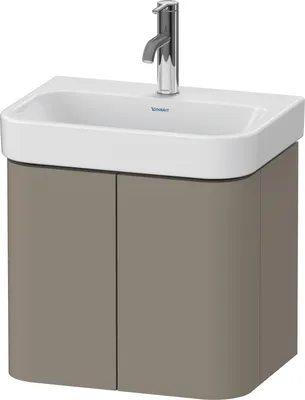 Produktbild von Duravit Waschtischunterschrank Happy D.2 Plus 47,5x35x41,5cm, 2 Tür., steingrau s-matt
