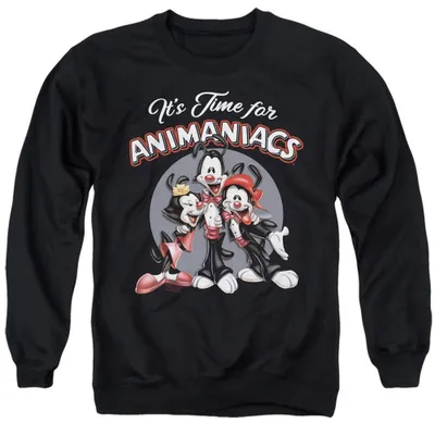 Zdjęcie produktu dla Bluza z nadrukiem "Animaniacs - "It's Time For"" dla mężczyzn/kobiet, model uni TV40469 (rozmiar L), kolor: czarny
