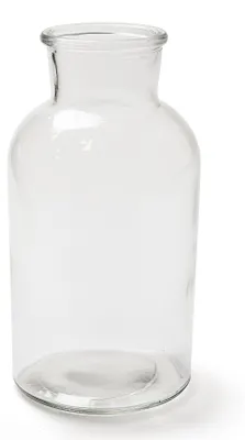 Produktbild von Bellatio design Vase - Milchkanne - transparent - Glas - 10 x 20 cm