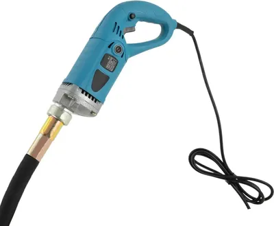 Produktbild von Betonrüttler - Handbetonvibrator 1300W - 220V 50Hz - Flaschendurchmesser 35 mm - Schlauch 1,5 m - Blau
