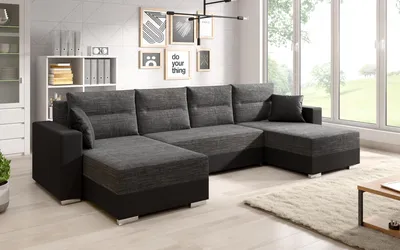 Produktbild von Couchgarnitur CLARA – U-Form mit Schlaffunktion & Bettkasten