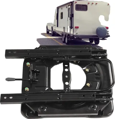 Produktbild von Autositzteller, Schwerlaststahl, 360° Drehung, Vorwärts/Rückwärts Gleiten, Kompatibel mit Wohnmobil und Van, Geeignet für schwere Benutzer