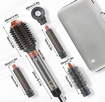 Haarstyler Set 6-in-1 Mit Warmluftbürste - Airstyl Produktbild-Vorschau 7