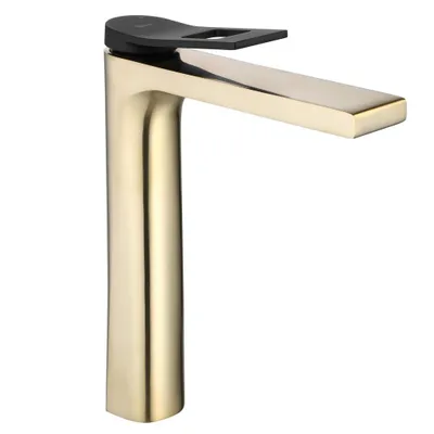 Immagine prodotto di Rubinetto da Lavabo Rea Soul Gold Mat Black High