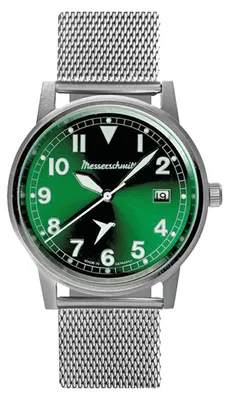 Obrázok produktu pre Pánske hodinky Messerschmitt, pilotné hodinky s remienkom Milanese, model ME-9673-02M