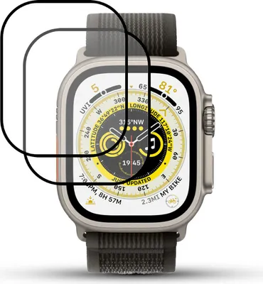 Produktbild von 2-pak ochraniaczy ekranu APPLE WATCH 45MM wykonanych ze szkła hartowanego 9H