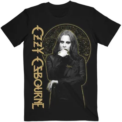 Produktbild von Ozzy Osbourne Patient No. 9 Gold Graphic Black XL T-Shirt