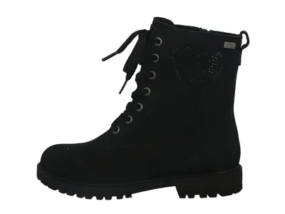 Produktbild von Lurchi Ida Kinder Stiefel wasserabweisend mit Herzmotiv und seitlichem Reißverschluss