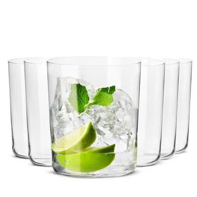Produktbild von KROSNO Mixology Cidergläser 6er-Set 570 ml – handgemachte Glas-Gläser für Cider & Getränke, elegantes Design für Tisch, Küche & stilvolles Servieren bei Anlässen