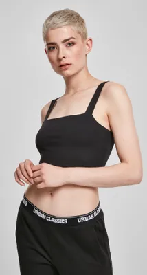 Immagine prodotto di Urban Classics - Camicia da donna - Top con cappuccio 2 pezzi nero/bianco-XXL