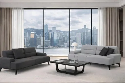 Immagine prodotto di Divano moderno a tre posti, ideale per soggiorni eleganti e per un comfort ottimale