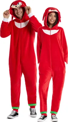 Produktbild von Knuckles Sonic Overall für Erwachsene rot - XXL (62)