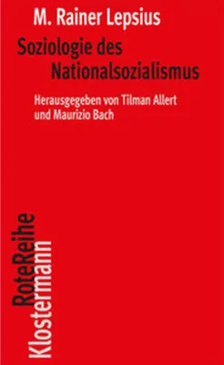 Produktbild von Soziologie des Nationalsozialismus