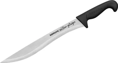 Obrázek produktu pro Nůž Samura SULTAN PRO 11,9" Yatagan s černou rukojetí - špičkový nůž z japonské oceli pro přesné krájení a dokonalé kulinářské umění