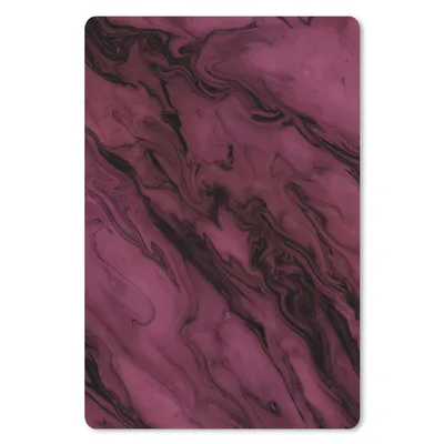 Produktbild von MuchoWow® Mauspad Mousepad Marmor - Schwarz - Rosa - Linie 18x27 cm - Mousepads - Maus Mat - Pad - Mausunterlage