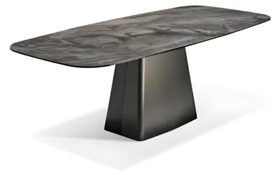Produktbild von Esstisch Esszimmer Einrichtung Modern Schwarz Luxus Design Holz Tisch
